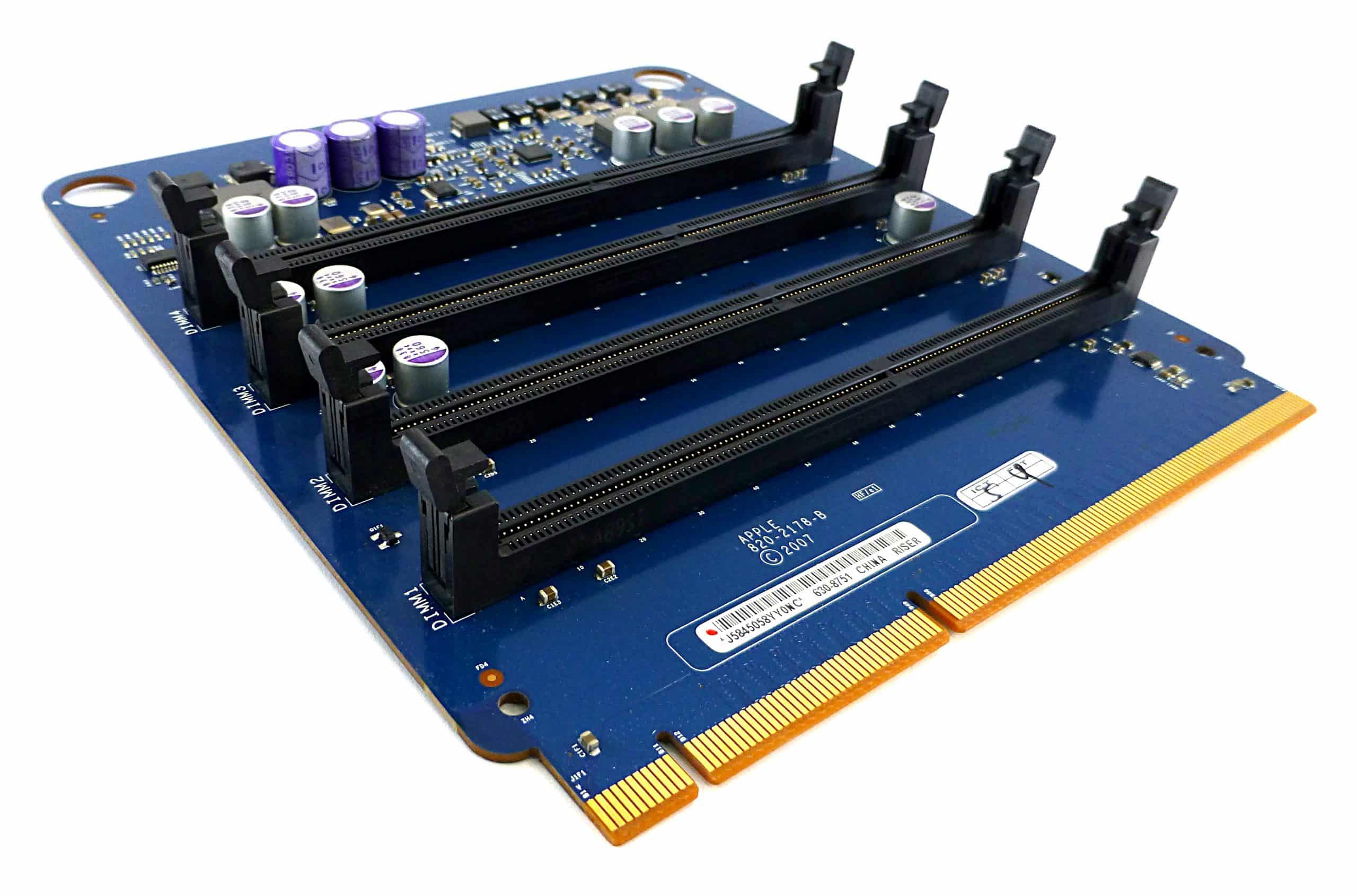 Genuine Apple Memory Riser Card for A1186 Mac Pro 3 820-2178-b W 8 GB 630-8751 Genuine Apple Memory Riser Card for A1186 Mac Pro 3 820-2178-b W 8 GB 630-8751